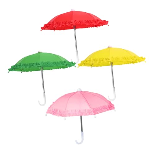 Abaodam 4 Stück Teiliges Mini Regenschirm für Puppen und Micro Landschaft Farbige Deko mit Robustem und Kunststoff Langlebig und Kindgerecht für Puppenhäuser und Kinderzimmer Abaodam 4 Stück Teiliges Mini Regenschirm für Puppen und Micro Landschaft Farbige Deko mit Robustem und Kunststoff Langlebig und Kindgerecht für Puppenhäuser und Kinderzimmer von Abaodam