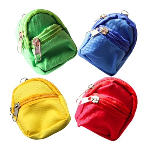 Abaodam 4 Stück Teiliges Mini Rucksack aus Detailgetreue Puppen Rucksäcke für Puppenhaus Langlebige Miniatur Schulranzen Blau Rot Grün Gelb für DIY Sammler und Fotografie Requisiten Abaodam 4 Stück Teiliges Mini Rucksack aus Detailgetreue Puppen Rucksäcke für Puppenhaus Langlebige Miniatur Schulranzen Blau Rot Grün Gelb für DIY Sammler und Fotografie Requisiten von Abaodam