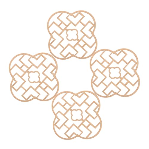 Abaodam 4 Stück Teiliges Miniatur Holzfenster mit Authentischem Chinesischem Huistyle Design Detailreich Geschnitzt für Puppenhaus Zubehör DIY Modellbau Kleine Holzfenster für Abaodam 4 Stück Teiliges Miniatur Holzfenster mit Authentischem Chinesischem Huistyle Design Detailreich Geschnitzt für Puppenhaus Zubehör DIY Modellbau Kleine Holzfenster für von Abaodam