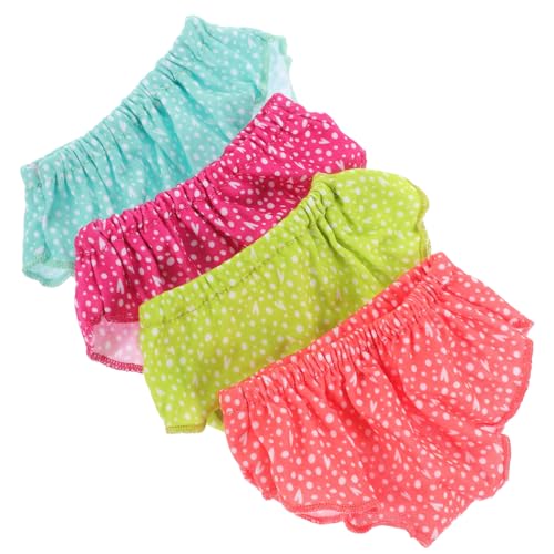 Abaodam 4 Stück Teiliges Puppen unterwäsche Weichem Langlebig und Waschbar Klassische Puppenunterhose Puppen für Rollenspiele und Puppenkleidungszubehör Abaodam 4 Stück Teiliges Puppen unterwäsche Weichem Langlebig und Waschbar Klassische Puppenunterhose Puppen für Rollenspiele und Puppenkleidungszubehör von Abaodam