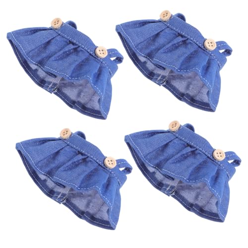 Abaodam 4 Stück Teiliges Puppenkleidungsset Overalls Rock Outfit Maßgeschneidert für Plüschpuppen Modischer Stoffrock Vielseitiges Kostüm für Puppen Cosplay und Spiel Abaodam 4 Stück Teiliges Puppenkleidungsset Overalls Rock Outfit Maßgeschneidert für Plüschpuppen Modischer Stoffrock Vielseitiges Kostüm für Puppen Cosplay und Spiel von Abaodam