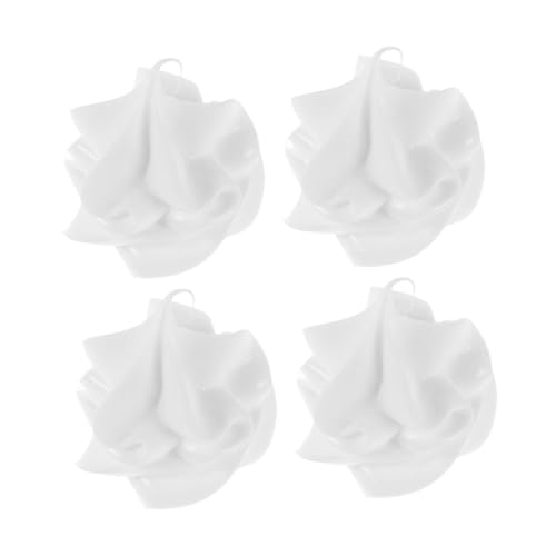 Abaodam 4 Stück Teiliges Realistische Eiscreme Deko Kugeln Weiß Künstliche Dessert Modelle Lebensnahe Nachbildung für Ladendekoration und Fotorequisiten Abaodam 4 Stück Teiliges Realistische Eiscreme Deko Kugeln Weiß Künstliche Dessert Modelle Lebensnahe Nachbildung für Ladendekoration und Fotorequisiten von Abaodam