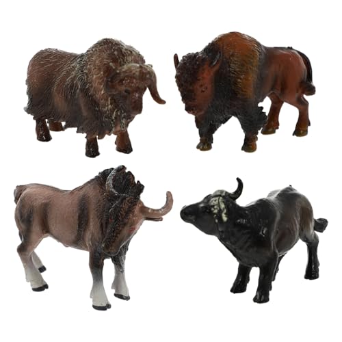 Abaodam 4 Stück Teiliges Realistische Wildtier Figuren Desktop Dekorationen Wildtiere Lernspielzeug für Jungen und Mädchen Abaodam 4 Stück Teiliges Realistische Wildtier Figuren Desktop Dekorationen Wildtiere Lernspielzeug für Jungen und Mädchen von Abaodam