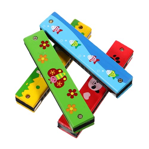 Abaodam 4 Stück Teiliges Set Cartoon Mundharmonikas für Holzmusikinstrumente für Anfänger Tragbar Frühe Musikbildung und Eltern Junge Mädchen Interaktion für Kleine Hände und Kreatives Abaodam 4 Stück Teiliges Set Cartoon Mundharmonikas für Holzmusikinstrumente für Anfänger Tragbar Frühe Musikbildung und Eltern Junge Mädchen Interaktion für Kleine Hände und Kreatives von Abaodam