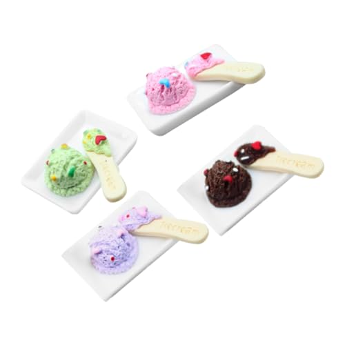 Abaodam 4 Stück Teiliges Set Miniatur Eiscreme Deko für Puppenhaus Süßigkeiten Modell Zubehör für Kinderzimmer Kreative Fotorequisiten und Liebevolle Wohnaccessoires Abaodam 4 Stück Teiliges Set Miniatur Eiscreme Deko für Puppenhaus Süßigkeiten Modell Zubehör für Kinderzimmer Kreative Fotorequisiten und Liebevolle Wohnaccessoires von Abaodam