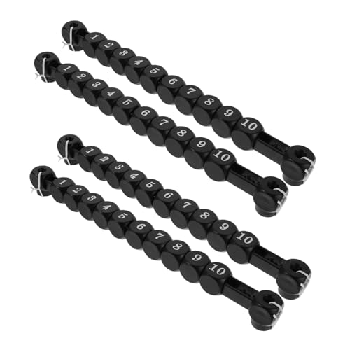 Abaodam 4 Stück Teiliges Tischfußball Punktestand-zählgerät Präzise Spielstandsanzeige für Spieler Einfache Installation Langlebige Ersatzteile für Tischkicker und Air Hockey Spiele von Abaodam