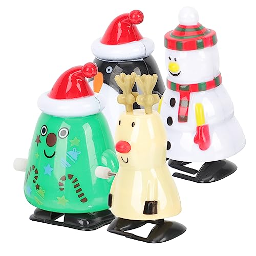 Abaodam 4 Stück Teiliges Weihnachts Aufziehspielzeug Bunte Lustige Figuren Wiederverwendbar Kreative Weihnachtsdeko Witzige Laufspielzeuge für Erwachsene Abaodam 4 Stück Teiliges Weihnachts Aufziehspielzeug Bunte Lustige Figuren Wiederverwendbar Kreative Weihnachtsdeko Witzige Laufspielzeuge für Erwachsene von Abaodam