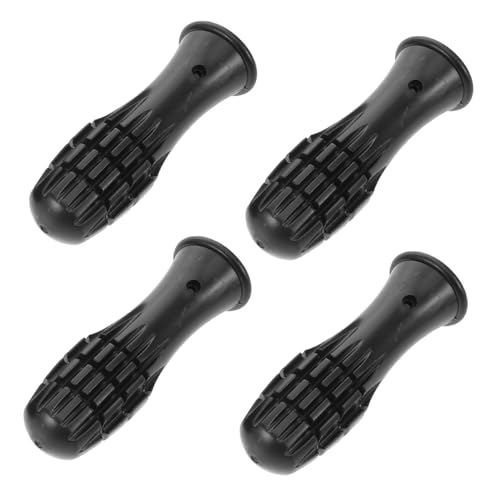 Abaodam 4 Stück Tischfußballgriff Kickergriffgriff Griffe Für Tischfußball Kicker Zubehör Fußbälle Kickertischteile -Kugeln Spiel Griffe Für Kickertische Völkerball Plastik Black von Abaodam