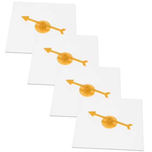 Abaodam 4 Stück Transparenter Pfeilspiel- Brettspiel Pfeile Pfeilspinner Aus Kunststoff Transparenter Spielplattenspieler Brettspiele Pfeilspinner Brettspielpfeil Plastik von Abaodam