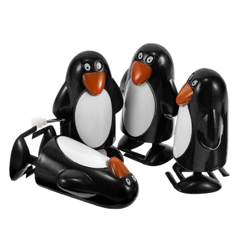 Abaodam 4stücke Teiliges Aufziehspielzeug Mini Pinguin Figuren Für Weihnachten Schnelles Wind-up Spielzeug Für Geschenktütenfüllung Und Party-Dekorationen Abaodam 4stücke Teiliges Aufziehspielzeug Mini Pinguin Figuren Für Weihnachten Schnelles Wind-up Spielzeug Für Geschenktütenfüllung Und Party-Dekorationen von Abaodam
