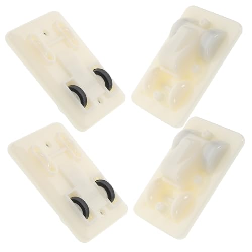 Abaodam 4 Stücke Jungen Und Mädchen Auto Basis LKW Spielzeug Basis Pull Back Auto Teile Für von Abaodam