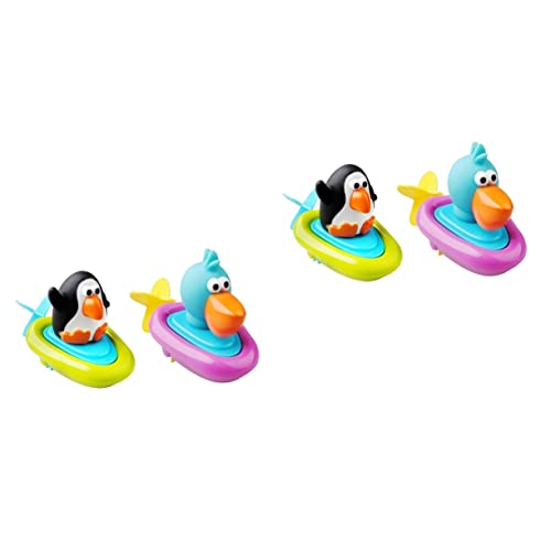 Abaodam 4 Stück Wasserspielzeug Water Toys for schwimmspielzeug Kinder Fun Bath Toys Spielzeuge Kinderspielzeug Badespielzeug aufziehen Lernspielzeug EIN Bad nehmen Draht ziehen von Abaodam