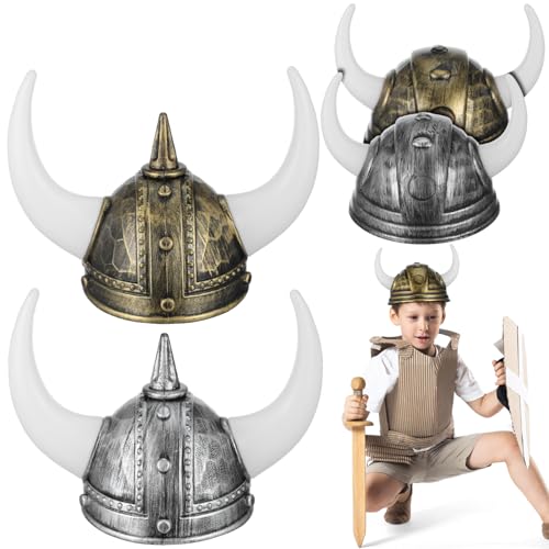 Abaodam 4 Stück Wikingerhelm mit Horn Mittelalter Hut für Halloween Cosplay Partys Dekoratives Mittelalter Berserker Soldat Kostüm Hut Helm Verkleidung Abaodam 4 Stück Wikingerhelm mit Horn Mittelalter Hut für Halloween Cosplay Partys Dekoratives Mittelalter Berserker Soldat Kostüm Hut Helm Verkleidung von Abaodam