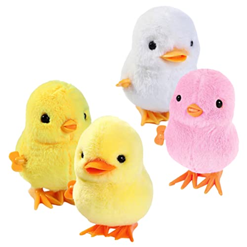 Abaodam 4 Stück aufziehbare Küken-Ente, Simulations-Springen für Osterfeiern, fesselnde Party-Spielsachen, sicher für die Entwicklung von Handfähigkeiten und Intelligenz Abaodam 4 Stück aufziehbare Küken-Ente, Simulations-Springen für Osterfeiern, fesselnde Party-Spielsachen, sicher für die Entwicklung von Handfähigkeiten und Intelligenz von Abaodam