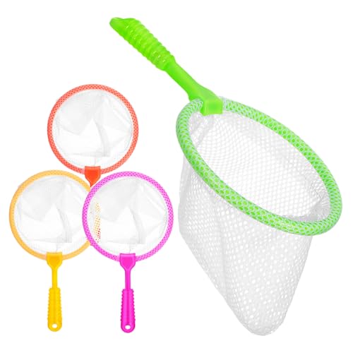 Abaodam 4 Stück -fischernetztasche Fischernetz Angelspielzeug Für Schmetterlingsnetze Klein Insektennetze Für Krabbennetz Fangen Fischnetz Plastik Abaodam 4 Stück -fischernetztasche Fischernetz Angelspielzeug Für Schmetterlingsnetze Klein Insektennetze Für Krabbennetz Fangen Fischnetz Plastik von Abaodam