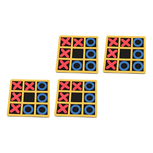 Abaodam 4 Stück xo Schach Autos für Kleinkinder Spiele für draussen Punkt zappeln interaktives Spiel Schach für Spieler Klassische Brettspiele Eva von Abaodam