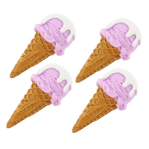 Abaodam 4 Stücke Eismodell Deko Eiscreme -Foto -Requisite Simulationscreme Modell Einer Eistüte Gefälschte Eiswaffel-Requisite Simuliertes Eiscreme-modellierfigur Simulationseis Harz Abaodam 4 Stücke Eismodell Deko Eiscreme -Foto -Requisite Simulationscreme Modell Einer Eistüte Gefälschte Eiswaffel-Requisite Simuliertes Eiscreme-modellierfigur Simulationseis Harz von Abaodam