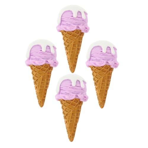 Abaodam 4 Stücke Eismodell Deko Schokoladenmodell Dessert-Display, Gefälschtes Eistütenspielzeug Simulations-Eiscreme-Requisiten Eiscreme-modellierfigur Dessert-Shop-Ornament Harz Abaodam 4 Stücke Eismodell Deko Schokoladenmodell Dessert-Display, Gefälschtes Eistütenspielzeug Simulations-Eiscreme-Requisiten Eiscreme-modellierfigur Dessert-Shop-Ornament Harz von Abaodam