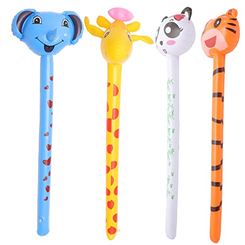 Abaodam 4 Stücke Tier Luftballons Spielzeug Pvc Aufblasbare Spielzeug Tiger Panda Elefant Abaodam 4 Stücke Tier Luftballons Spielzeug Pvc Aufblasbare Spielzeug Tiger Panda Elefant von Abaodam