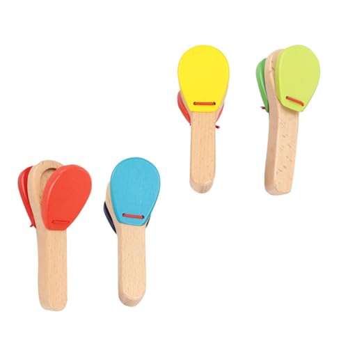 Abaodam Sicheres Und Kompaktes Musikspielzeug Für Kinder – 4-teiliges Lernset Für Babys Und Kastagnetten Perfekt Für Die Frühe Erziehung Abaodam Sicheres Und Kompaktes Musikspielzeug Für Kinder – 4-teiliges Lernset Für Babys Und Kastagnetten Perfekt Für Die Frühe Erziehung von Abaodam