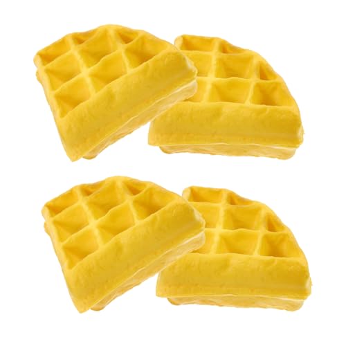 Abaodam 4 Stücke Künstliche Waffeln Modell Realistische Fake Food Dekoration für Küche Restaurant und Event für Fotografie und Festliche Anlässe Abaodam 4 Stücke Künstliche Waffeln Modell Realistische Fake Food Dekoration für Küche Restaurant und Event für Fotografie und Festliche Anlässe von Abaodam