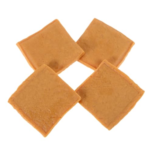Abaodam Einzigartiges Künstliches Tofu-dekorationsmodell – 4 Stück Getrocknete Tofu-Lebensmittel Für Zuhause Restaurants Und Die Küche Abaodam Einzigartiges Künstliches Tofu-dekorationsmodell – 4 Stück Getrocknete Tofu-Lebensmittel Für Zuhause Restaurants Und Die Küche von Abaodam