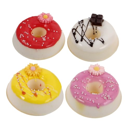 Abaodam 4 Stücke zum Thema Essen geburtstagsdekoration Simulierte Donut-Dekorationen Mini-Donut Lebensmittel-Requisite, Dessert-Donut- Spielzeugdonuts Essen PVC Abaodam 4 Stücke zum Thema Essen geburtstagsdekoration Simulierte Donut-Dekorationen Mini-Donut Lebensmittel-Requisite, Dessert-Donut- Spielzeugdonuts Essen PVC von Abaodam