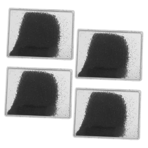 Abaodam 4 Teiliges Eisen Kunststoff Magnet Wissenschaftsset Tanzendes Ferrofluid Schwarzes Magnetpulver Eisenfüllungen Für Wissenschaftliche Experimente von Abaodam