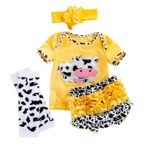 Abaodam 1satz Reborn Doll Kleidung Für Puppen Niedliches Cartoon-Outfit Für Mädchen Für Puppenliebhaber von Abaodam