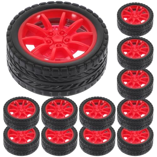 Abaodam 40 STK Radspielzeugautoreifen Spielzeugreifenräder Räder Für Kinderspielzeug Räder Von Modellfahrzeugen Reifen Für Spielzeugautos Roboter Spielzeug DIY Autoräder LKW-Rad Rot Gummi Abaodam 40 STK Radspielzeugautoreifen Spielzeugreifenräder Räder Für Kinderspielzeug Räder Von Modellfahrzeugen Reifen Für Spielzeugautos Roboter Spielzeug DIY Autoräder LKW-Rad Rot Gummi von Abaodam