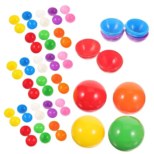 Abaodam Kugelbälle 40 Stück Bastelprogramm Dekobälle Jungen Und Mädchen Spielbälle Tombola-ziehbälle von Abaodam