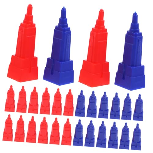 Abaodam 40 Stück Game Chess Building Erweiterungs-Ergänzungspaket Strong Hand Schachspielzubehör spielsachen für kinderspielsachen Kartenspiele Sequenz Brettspiel Plastik von Abaodam