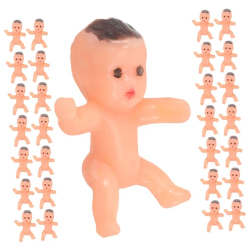 Abaodam 40 Stück Kleine Baby-mini-party-dekorationen Aus Kunststoff Für Babys, Babyparty-spiele, Kleine Babyfiguren, Babyparty-partygeschenke, Miniatur-partyzubehör Für Babys von Abaodam