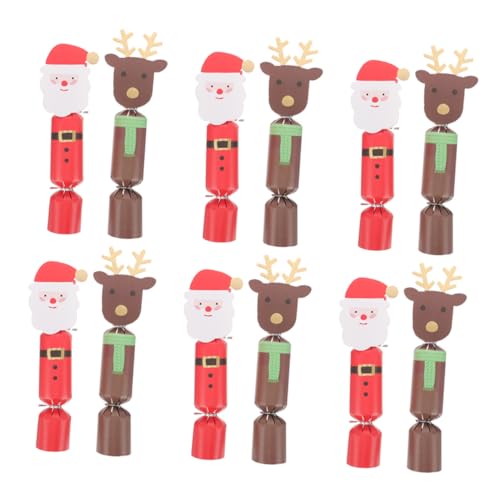 Abaodam 40 Stück Süßigkeiten Box geschenkverpackung weihnachtsgeschenke schokoladenverpackung weihnachtsessen Dekorationen geformt Mini-Kuscheltiere Masse Plüsch Schlüsselanhänger Papier von Abaodam