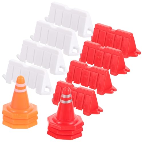Abaodam 40 Stück Teiliges Mini Verkehrszeichen Spielset mit Roten und Orangenen Pylonen Weißen und Roten Straßensperren aus PP Pädagogisches Verkehrserziehungsspielzeug für Leicht und Abaodam 40 Stück Teiliges Mini Verkehrszeichen Spielset mit Roten und Orangenen Pylonen Weißen und Roten Straßensperren aus PP Pädagogisches Verkehrserziehungsspielzeug für Leicht und von Abaodam