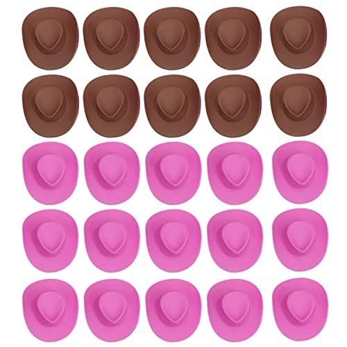 Abaodam 40St Puppenmütze kleine Cowboyhüte Mini-Geburtstagshüte Mini-Zylinder Mini-Western-Cowboy-Hut für puppenkleidung doll Accessories Miniatur winzige Hüte kleine Hüte Plastik Abaodam 40St Puppenmütze kleine Cowboyhüte Mini-Geburtstagshüte Mini-Zylinder Mini-Western-Cowboy-Hut für puppenkleidung doll Accessories Miniatur winzige Hüte kleine Hüte Plastik von Abaodam