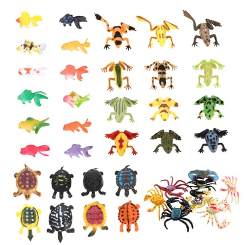 Abaodam 40St Unterwassermodell Mikrospielzeug Dekoration weltbild knete Spielzeug Modelle Spielzeuge schöne Tierdekoration Tierspielzeug Goldfisch Dekorationen Ornamente schmücken von Abaodam