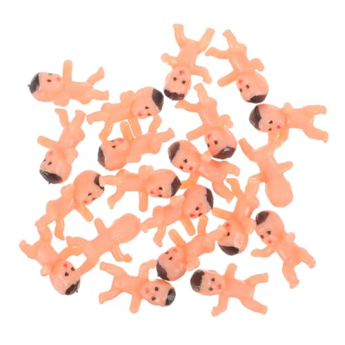 Abaodam 40Stücke Mini Plastikbabys Set Dekoartikel für Babypartys Geschenkideen Kuchendekorationen Vielseitig Einsetzbar oder Dekoration Detailreiche Handwerkskunst Charmantes von Abaodam
