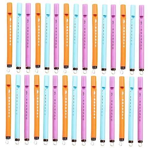 Abaodam 40Stücke Mini Vogel Flöten Musikspielzeug für Zufällige Farben Hochwertiges Pfeife Kreative Klänge zu Weihnachten oder Geburtstag von Abaodam