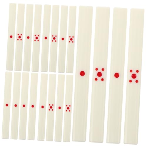 Abaodam 44 Stück Mahjong Scoring Sticks Elegante Wettzubehör für Chinesische Mahjong Spieler und Traditionelle Brettspiele für Verbessertes Spielerlebnis Abaodam 44 Stück Mahjong Scoring Sticks Elegante Wettzubehör für Chinesische Mahjong Spieler und Traditionelle Brettspiele für Verbessertes Spielerlebnis von Abaodam