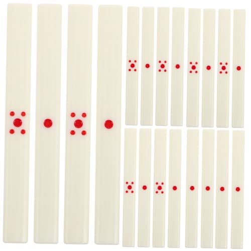 Abaodam 44 Stück Teiliges Chinesisches Mahjong Punktestab mit Stilvollem Design Langlebigen Scoring Tools Kompatibel für Verschiedene Mahjong Tische für Spiel und Turniere von Abaodam