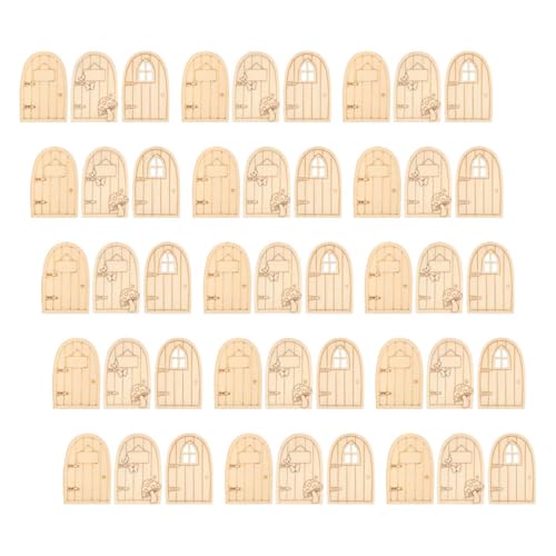 Abaodam 45 Stück Teiliges Holz-feentüren Unbemalt für Garten und Baumdekoration Kreative Miniatur-wichteltüren DIY Basteln Vielseitig für Wand Kinderzimmer und Außendeko Naturbelassen Abaodam 45 Stück Teiliges Holz-feentüren Unbemalt für Garten und Baumdekoration Kreative Miniatur-wichteltüren DIY Basteln Vielseitig für Wand Kinderzimmer und Außendeko Naturbelassen von Abaodam