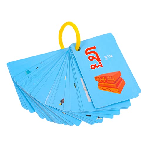 Abaodam 45stücke Thai-lernkarten Zum Aufbau Von Thai-sprachen Vokabelkarten Lernspiele Für Kleinkinder Bildkarten Aus Hochwertigem Material Abaodam 45stücke Thai-lernkarten Zum Aufbau Von Thai-sprachen Vokabelkarten Lernspiele Für Kleinkinder Bildkarten Aus Hochwertigem Material von Abaodam