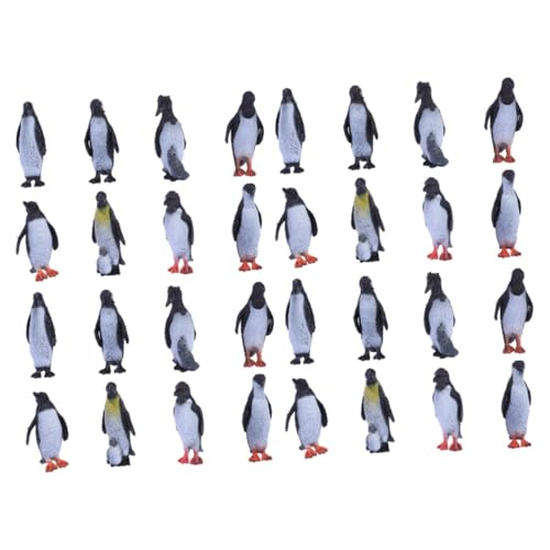 Abaodam 48 STK Pinguin-Ornamente kindererziehung aufklärung Kinder Meerestierfiguren Partygeschenke für das Neue Jahr Kinderspielzeug Modelle Pinguin-Modell Tiermodell Harz Sandkasten von Abaodam
