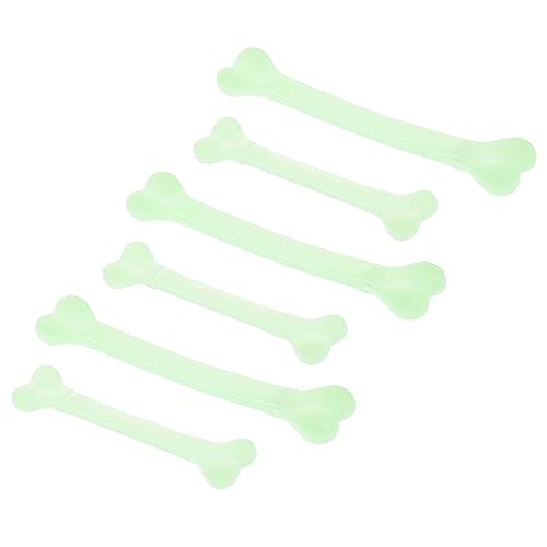 Abaodam 48 Stück Teiliges Glow in The Dark Knochen Kunststoff Halloween Deko für Partys Realistische Skelett Requisiten Scherzartikel für Halloween und Karneval für Grusel Dekorationen von Abaodam