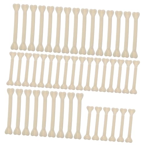 Abaodam 48 Stück Teiliges Halloween Deko mit Weißen Plastischen Knochen Leuchtend für Gruselige Partys als Spukhaus Dekoration und Scherzartikel für Erwachsene Abaodam 48 Stück Teiliges Halloween Deko mit Weißen Plastischen Knochen Leuchtend für Gruselige Partys als Spukhaus Dekoration und Scherzartikel für Erwachsene von Abaodam