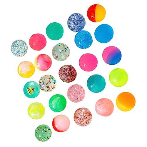Abaodam 48 bunte Hüpfbälle, hochspringende Partygeschenke für Geburtstags- und Verkaufsautomaten, leichtes und elastisches Design für Entspannung und Spaß von Abaodam
