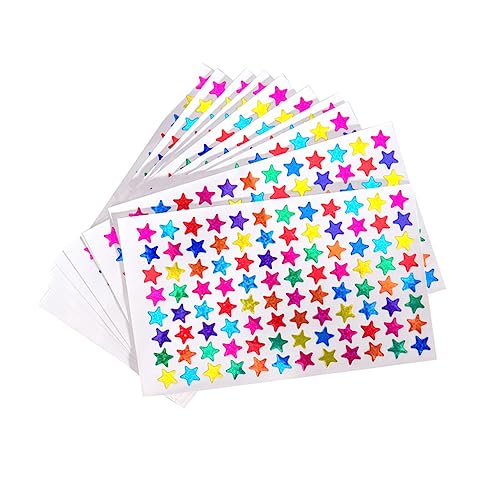 Abaodam 4800 Bunte Kinderstern Aufkleber Dekorative Pentagramm Sticker Für Belohnungen Schulprojekte Und Bastelarbeiten 960 Aufkleber Pro Packung Abaodam 4800 Bunte Kinderstern Aufkleber Dekorative Pentagramm Sticker Für Belohnungen Schulprojekte Und Bastelarbeiten 960 Aufkleber Pro Packung von Abaodam