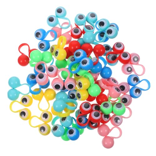 Abaodam Kunststoff-augapfel-Spielzeug-Set 48-teilig Große Augen Fingerpuppen Für Jungen Und Mädchen Lernspaß-Spielzeug von Abaodam