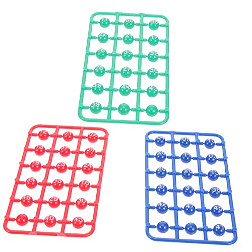 Abaodam 49 Stück Teiliges Bunter Tombola Bälle Nummerierte Bingo Kugeln für Verlosungen und Spiele Zubehör für Partys und Spielabende Langlebig und Leicht zu Lesen von Abaodam